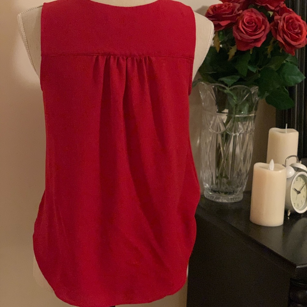 A. Byer Ruffle Tank Blouse Top - Picture 4 of 5
